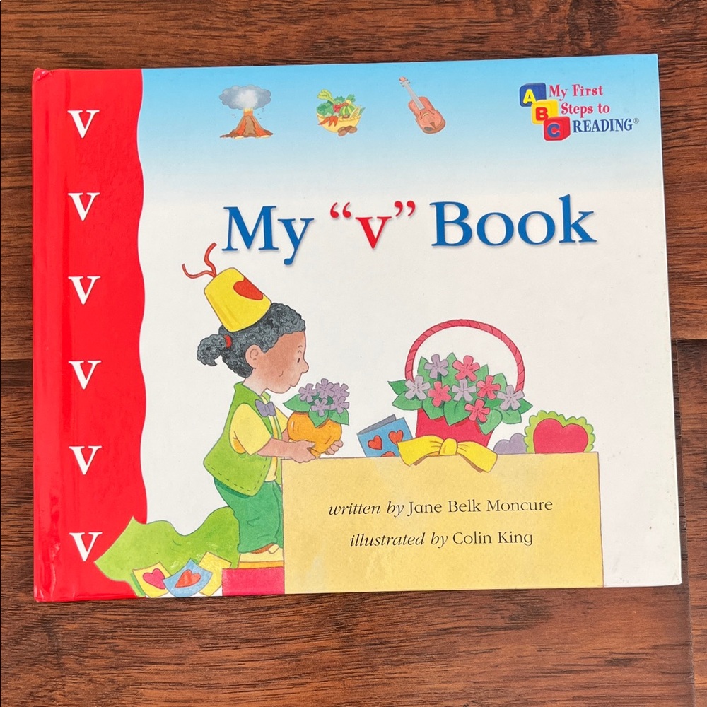 ⭐️⭐️PICK 5 / $20 My "v" Book - Children's Educational My First Steps to Reading